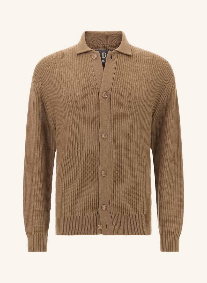 Boggi Milano Stricksakko braun von BOGGI MILANO