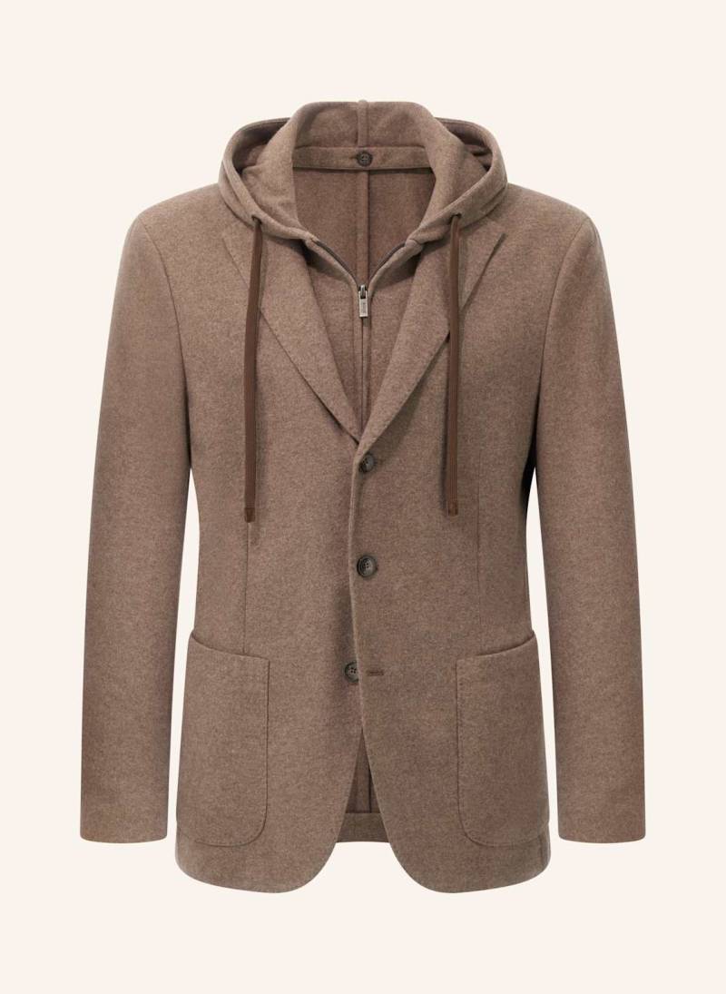 Boggi Milano Sweat-Sakko braun von BOGGI MILANO