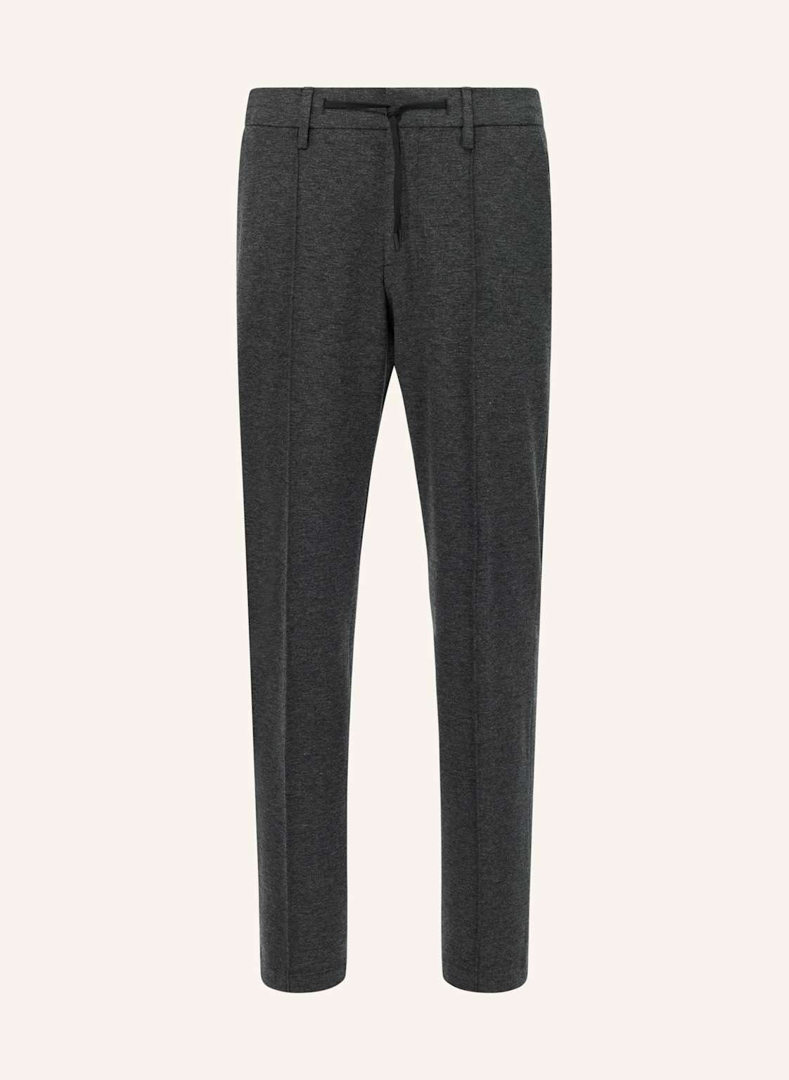 Boggi Milano Viscose Blend Jersey Trousers grau von BOGGI MILANO