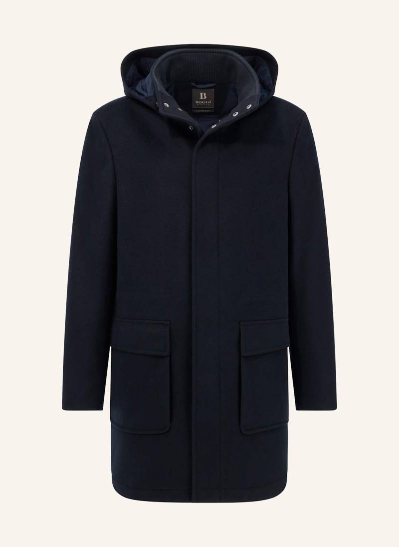 Boggi Milano Wool And Cashmere Padded Parka blau von BOGGI MILANO