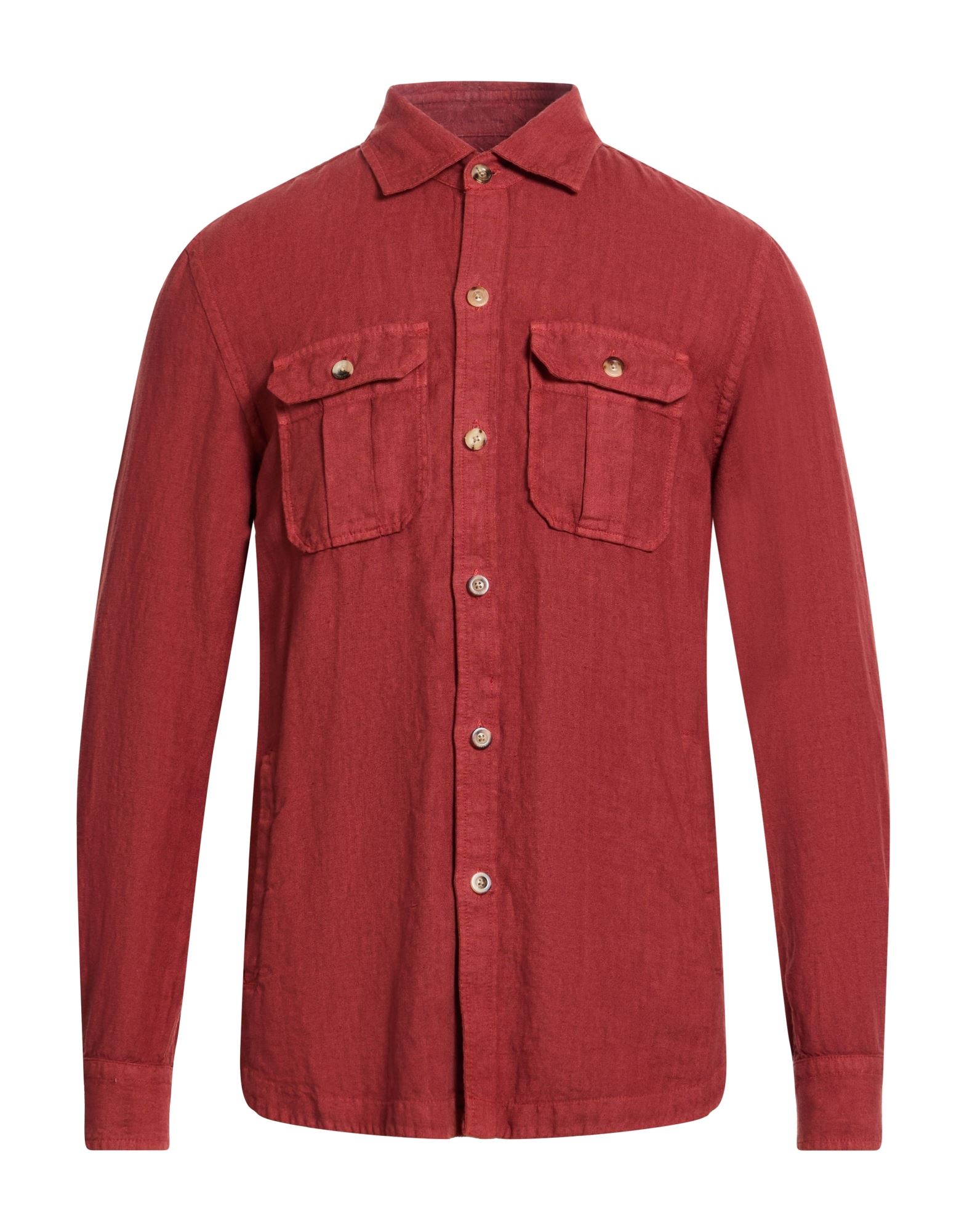 BOGLIOLI Hemd Herren Ziegelrot von BOGLIOLI