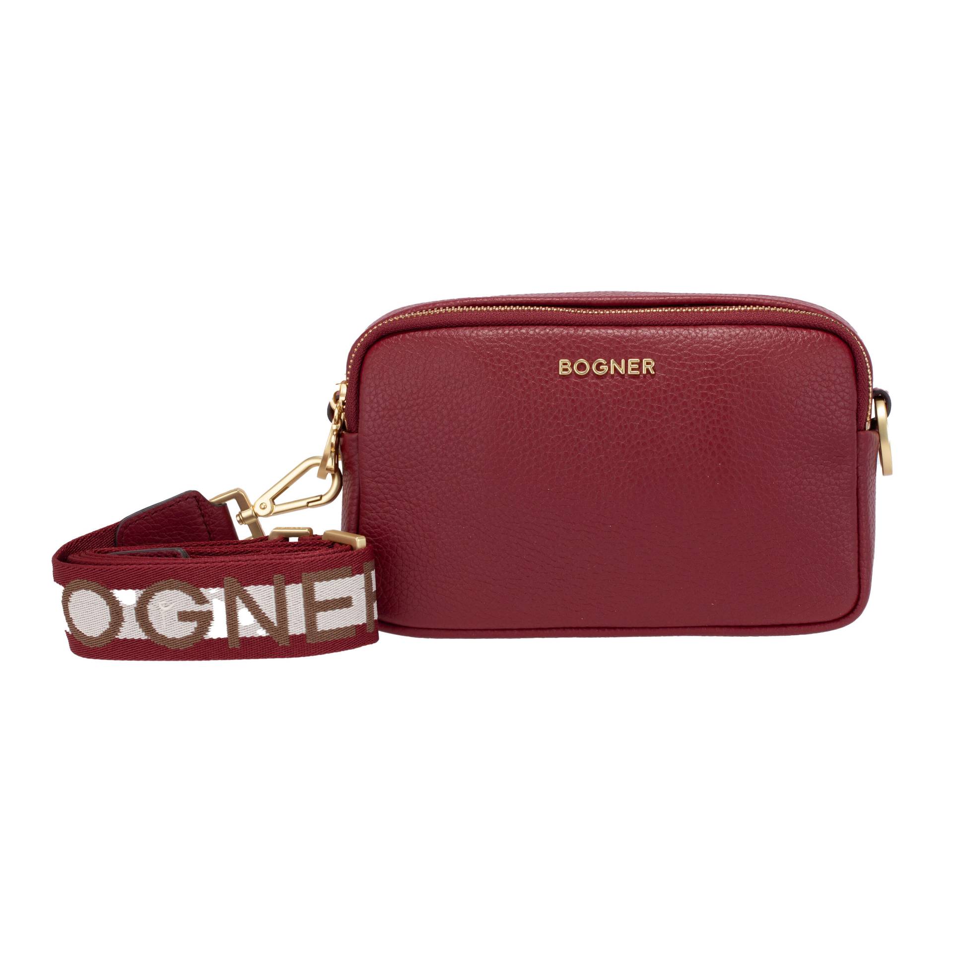 BOGNER - Andermatt Avy Shoulderbag Xshz darkred - Gr. - XS von BOGNER