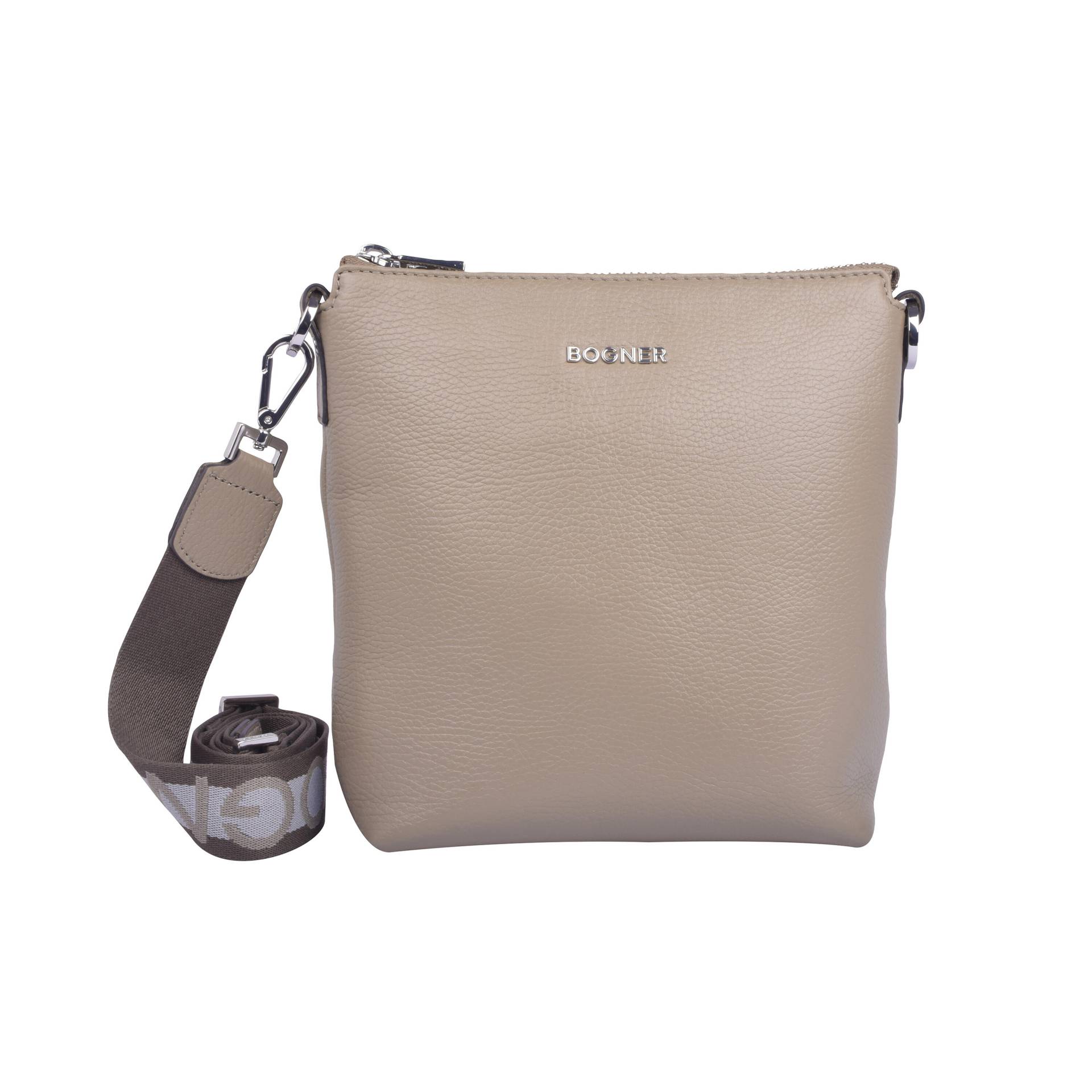 BOGNER - Andermatt Flavia Shoulderbag Svz taupe - Gr. - S von BOGNER