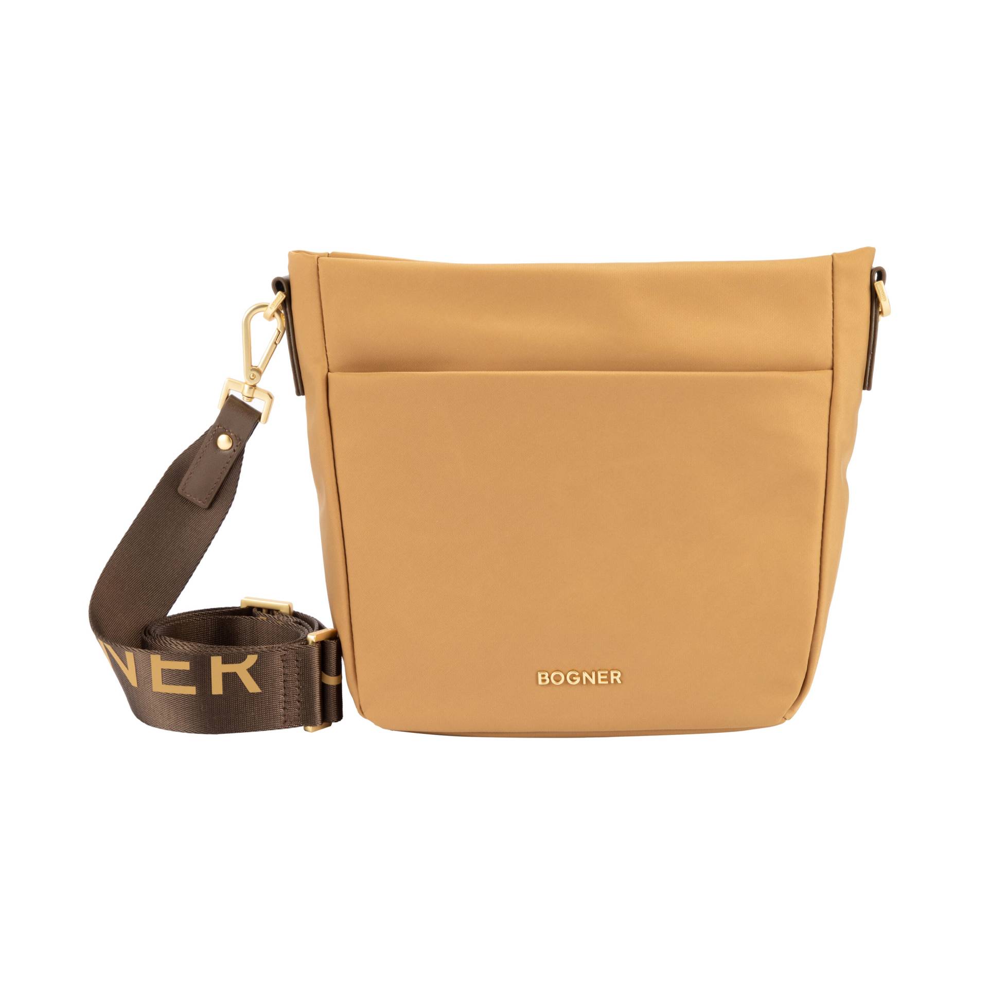 BOGNER - Klosters Neve Juna Shoulderbag Mvz tannin - Gr. - M von BOGNER