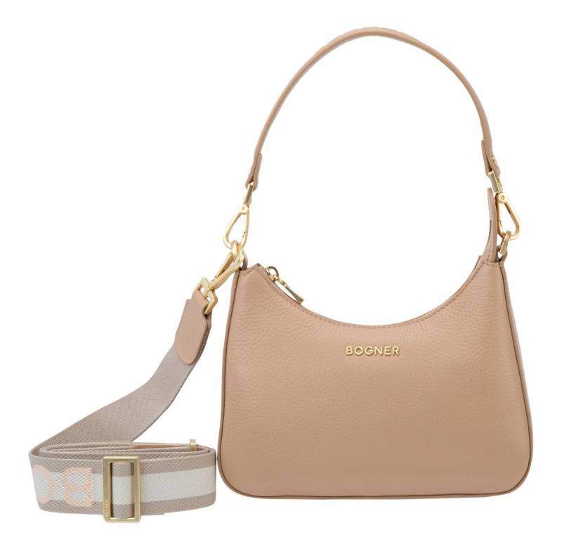 BOGNER Schultertasche Odette Shoulderbag, aus echtem Rindsleder von BOGNER