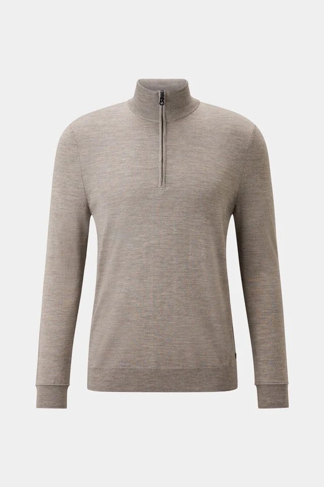 BOGNER Strickpullover Troyer Shirt Ouri - Regular Fit von BOGNER