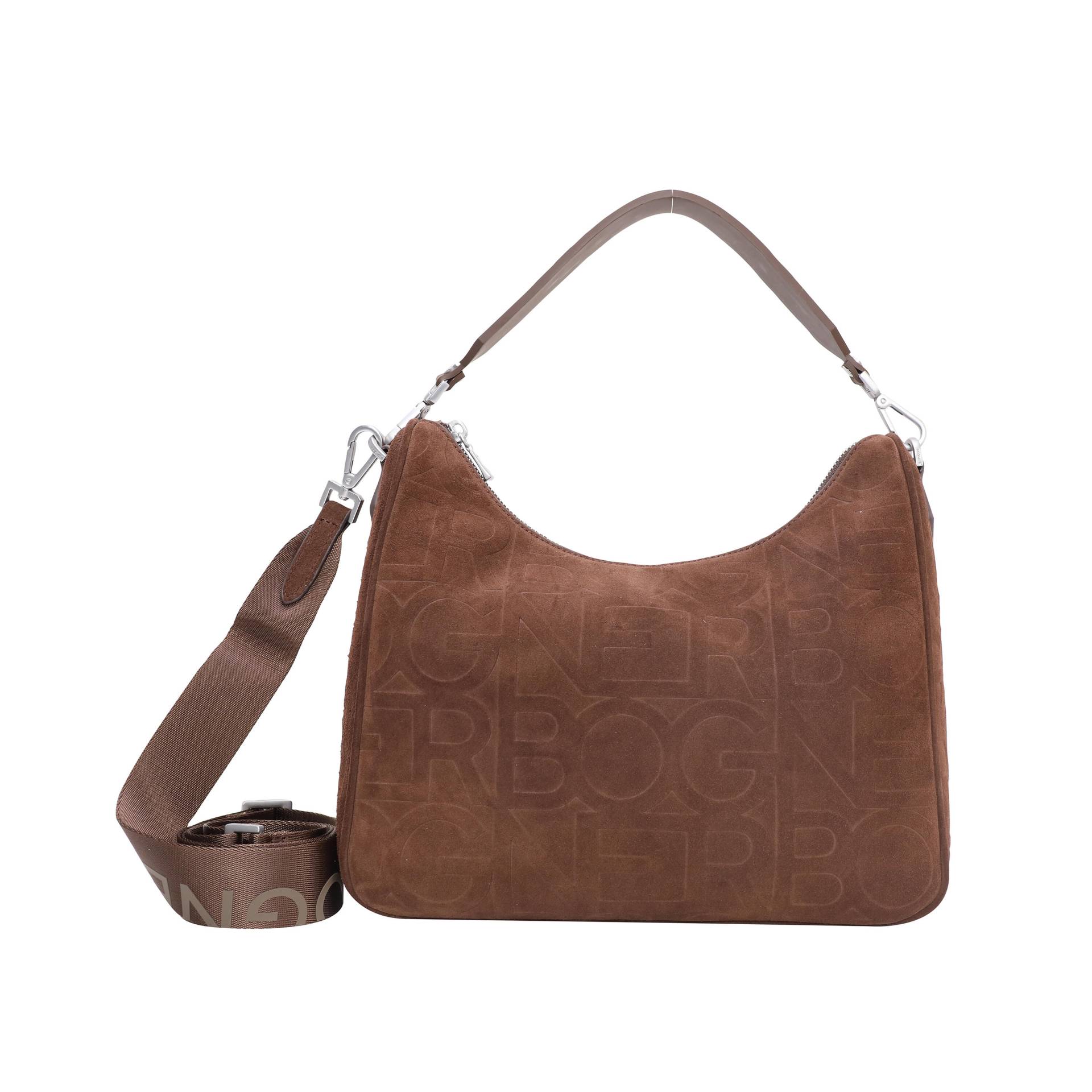 BOGNER - Tenna Velluto Lora Hobo Mvz darkbrown - Gr. - M von BOGNER