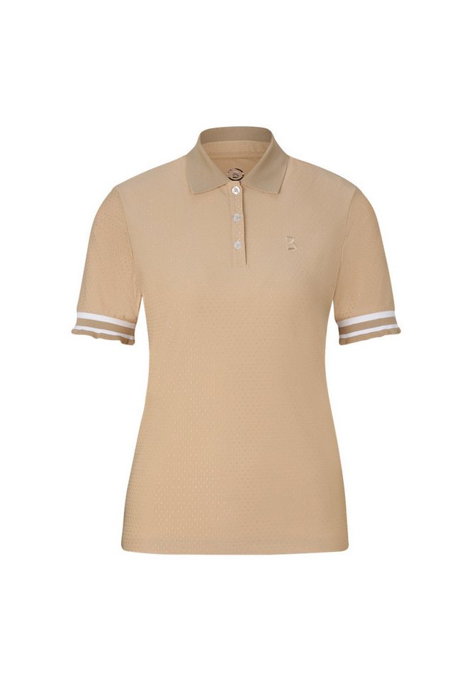 BOGNER Trainingspullover Bogner Damen Poloshirt NICCY 5168 beige von BOGNER