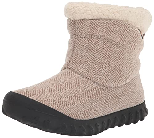 BOGS Damen B Moc Ii Stiefel Schneestiefel, Cozy Cheveron-Taupe, 40 EU von BOGS