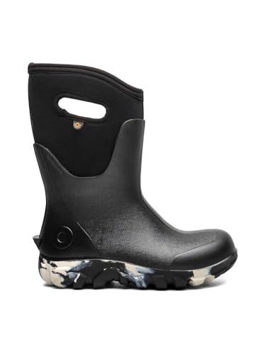 BOGS Damen Classic Seamless Mid Marble Rain Boot, Schwarz Multi, 37.5 EU von BOGS
