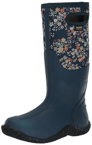 BOGS Damen Mesa Water Garden Schneestiefel, Indigo Multi, 40.5 EU von BOGS