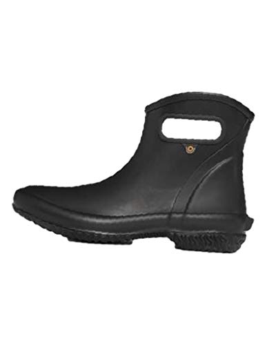 BOGS Damen Patch Knöchel Wasserdicht Garten Gummistiefel, schwarz, 38 EU von BOGS