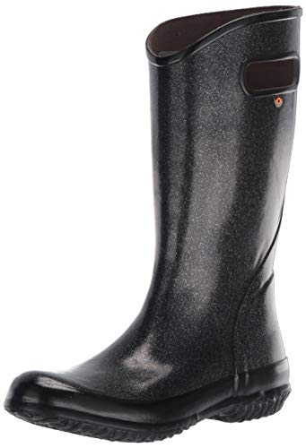 BOGS Damen Regenstiefel Glitter Gummistiefel, Schwarz, 40 EU von BOGS