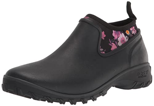 BOGS Damen Sauvie Chelsea Boot Rain, Malerischer Druck – Schwarz, 40.5 EU von BOGS