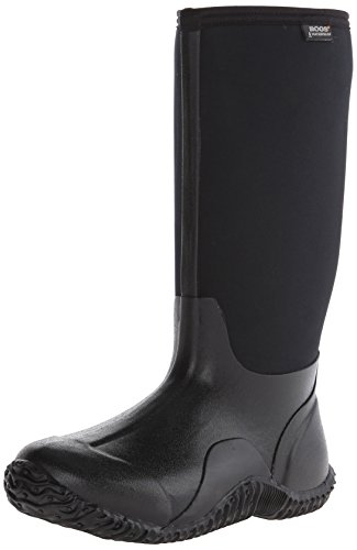 BOGS Damen Schneestiefel mit hohem Griff, wasserdicht, isoliert, für Regen und Winter, Schwarz (schwarz), 44 EU von BOGS