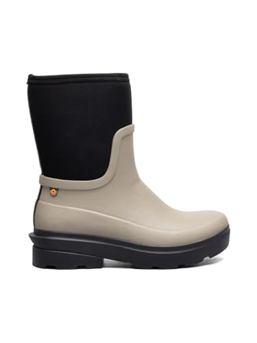 BOGS Hazel Mid Zip Rain Boot für Damen, Taupe, 39.5 EU von BOGS