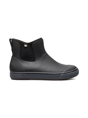 BOGS Herren Kicker Rain Chelsea Neo Boot, Schwarz, 44.5 EU von BOGS