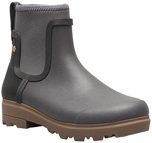 BOGS Holly Damen Stiefelette Gummistiefel, Dunkel_Grau, 42.5 EU von BOGS