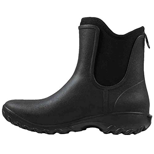 Bogs Ladies SAUVIE Slip ON Black Lightweight Insulated WARM Wellies Boot 72203 -UK 6 (EU 39) von BOGS