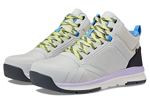 BOGS Sandstone Mid Composite Safety Toe Damen Sneaker - Textilfutter - Bloom EVA-Fußbett, Hellgrau, mehrfarbig, 39.5 EU von BOGS