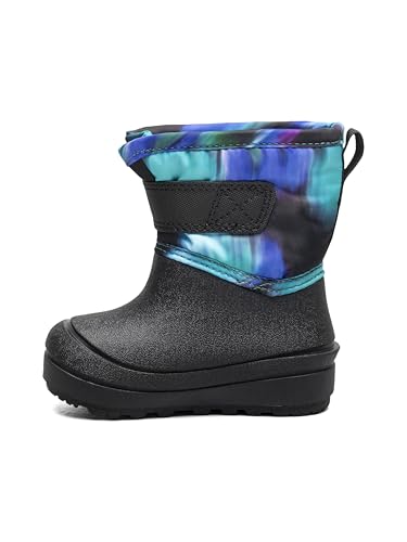 BOGS Unisex-Kinder Baby Snow Shell Schneestiefel, Schwarz Multi von BOGS