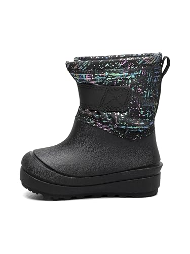 BOGS Unisex-Kinder Baby Snow Shell Schneestiefel, Schwarz von BOGS
