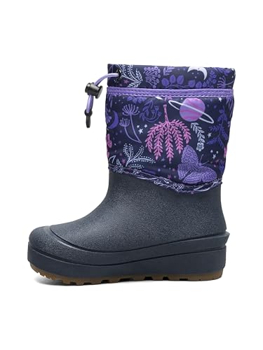 BOGS Unisex-Kinder Snow Shell Schneestiefel, Indigo Multi von BOGS
