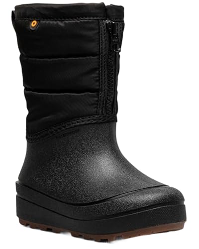 BOGS Unisex-Kinder Snow Shell Zip Schneestiefel, Schwarz von BOGS