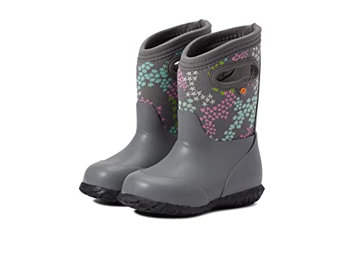 BOGS York Star Heart (Kleinkind/kleines Kind/großes Kind), Grau, bunt, 4 Big Kid von BOGS