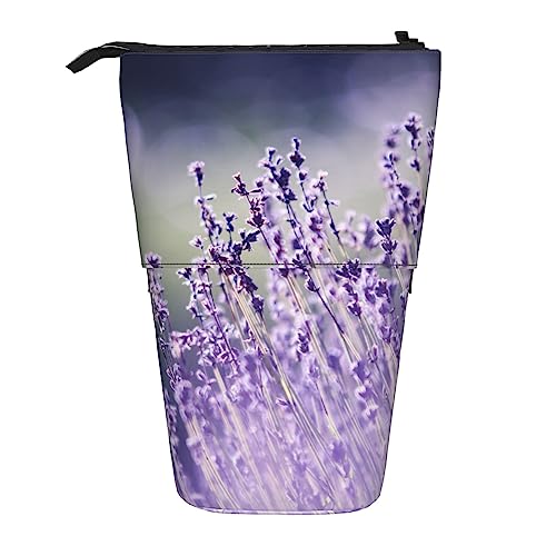 BOHHO Teleskop-Bleistifttasche, Blumen-Grafik-Muster, Federmäppchen, Stifthalter, Make-up-Tasche, Kosmetik-Organizer, Box, Unisex von BOHHO