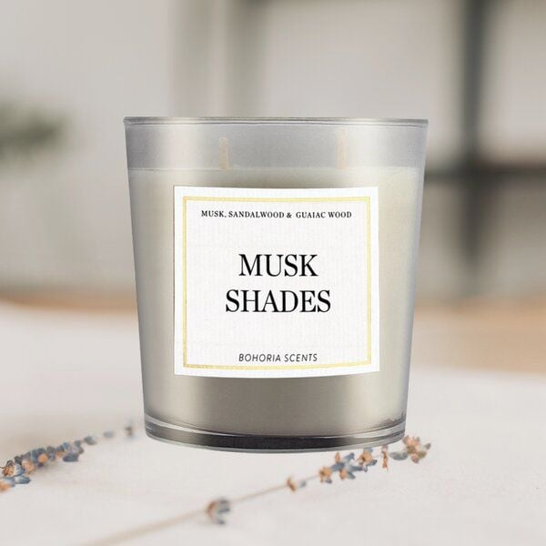 BOHORIA® Premium Signature Duftkerze Musk Shades von BOHORIA