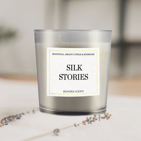 BOHORIA® Premium Signature Duftkerze Silk Stories von BOHORIA