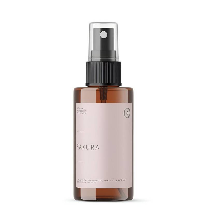 BOHORIA Haarparfüm Haarparfum Sakura mit zartem Duft nach Reismilch & Kirschblüte BOHORIA Haarparfüm Haarparfum Sakura mit zartem Duft nach Reismilch & Kirschblüte von BOHORIA