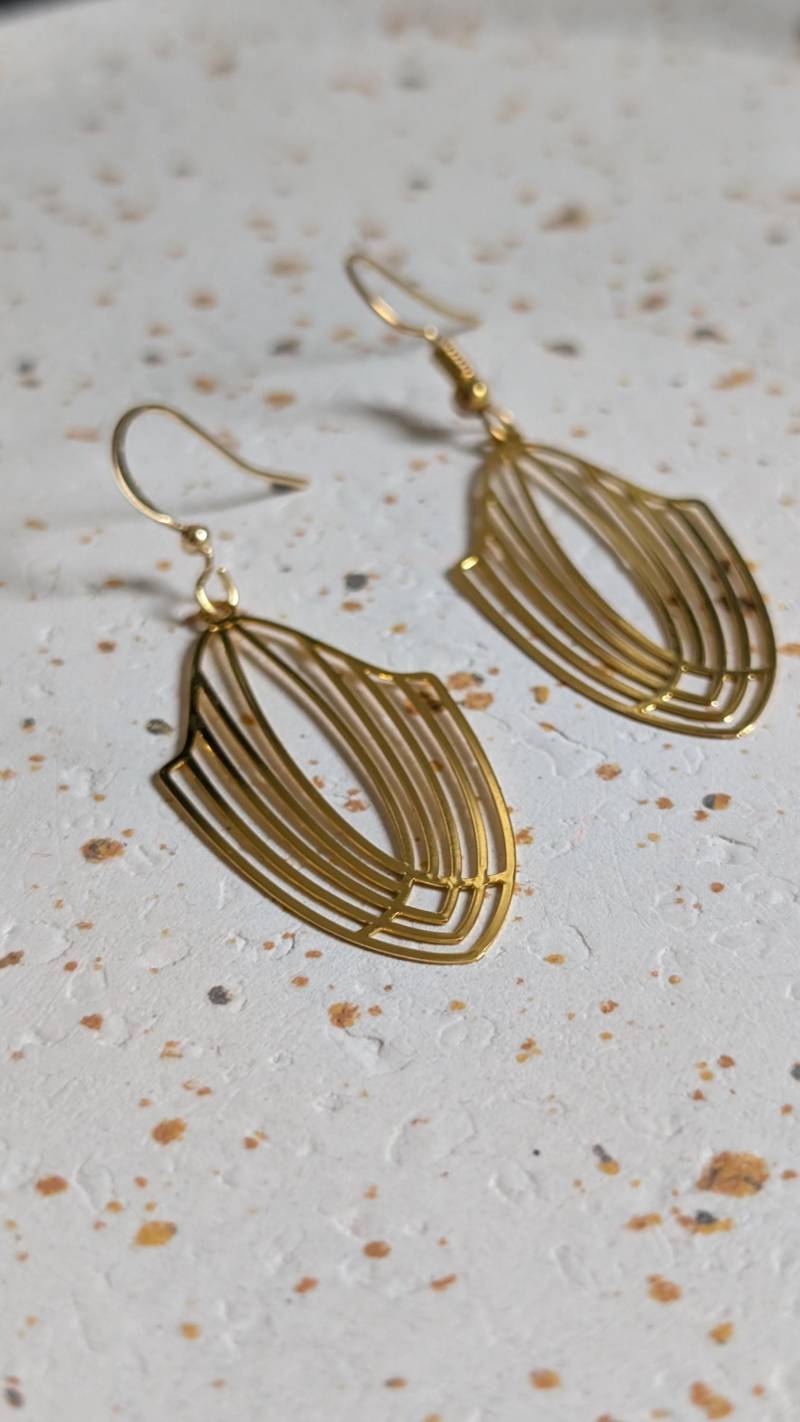 Metalloreinge, Ohrringe Gold Hängend, Drahtohrringe, Ohrringe Groß, Schmuck Als Gechenk, Bohochic, Kreis Runde Ohrringe von BOHOVELVETSUN