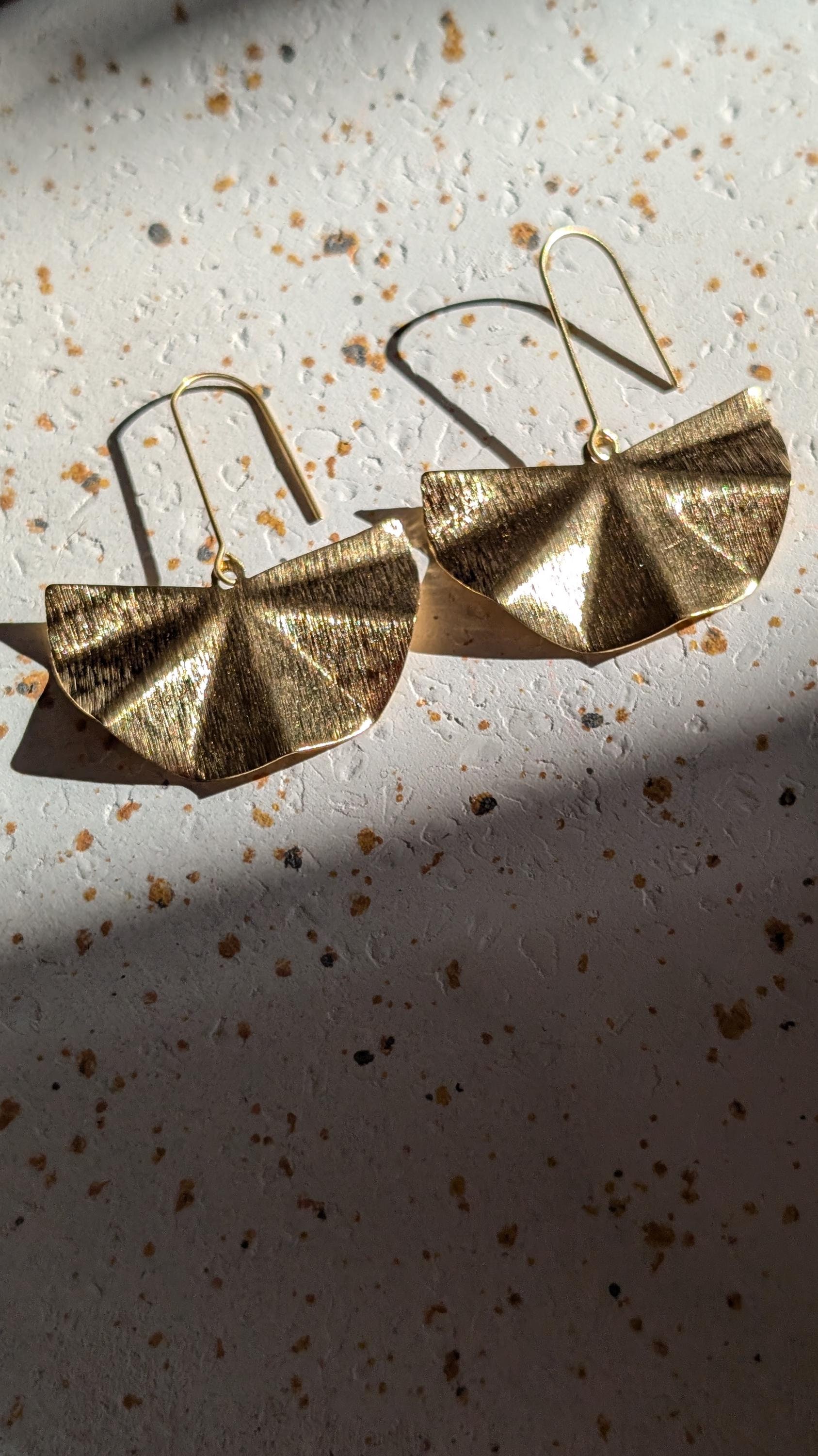 Ohrringe Gold Hängend, Ohrringe Mit Anhänger, Vergoldetet Ohrringe, Groß Ohrringe Gold Hängend, Ohrringe Mit Anhänger, Vergoldetet Ohrringe, Groß von BOHOVELVETSUN