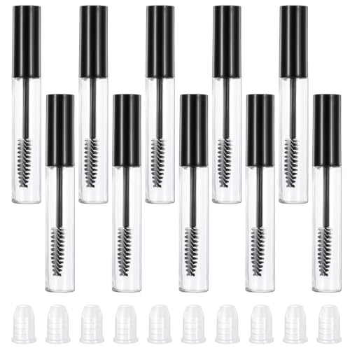 BOHUIZ 10 Stück Leere Mascara Flasche, 10ml Wimperntusche Tube Leere Lipgloss Tuben Wiederverwendbar Eyeliner Container Mascara Behälter für DIY-Kosmetik BOHUIZ 10 Stück Leere Mascara Flasche, 10ml Wimperntusche Tube Leere Lipgloss Tuben Wiederverwendbar Eyeliner Container Mascara Behälter für DIY-Kosmetik von BOHUIZ