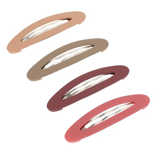BOHUIZ 4 Stück Snap Haarspangen Groß, 9cm Haarspangen Damen Lange Snap Haarclips für dickes, dünnes und feines Haar （4 Farben ） von BOHUIZ