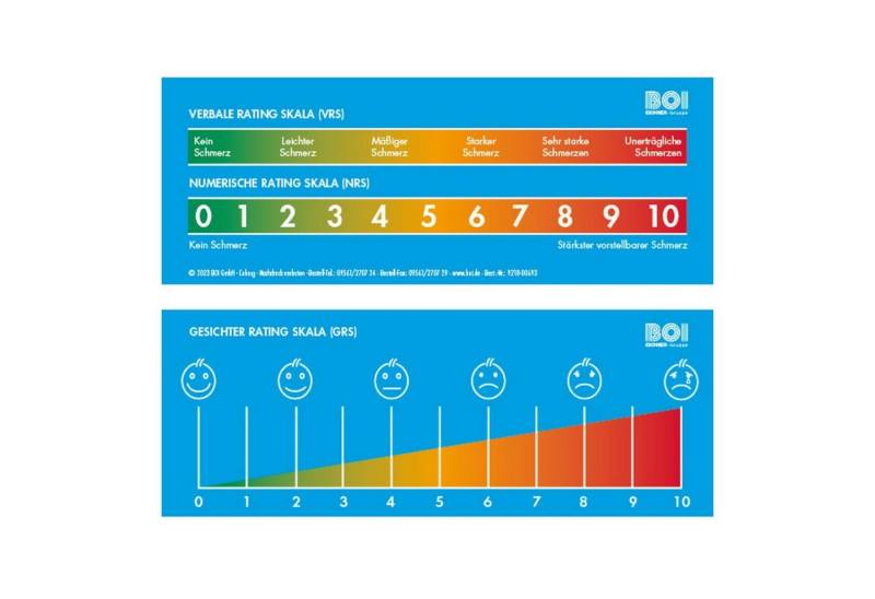 BOI DOKUTECH Erste-Hilfe-Set Schmerzlineal 9218-00693 von BOI DOKUTECH