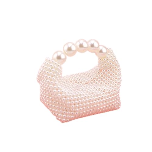 BOJHGO Perlentasche Damen Abend Clutch Tasche for Hochzeit Damen Bankett Perlen Tasche Handtasche Braut Handgemachte Perlen Tasche for Party von BOJHGO