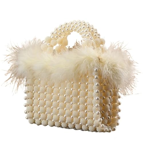 BOJHGO Perlentasche Perlentaschen for Damen, elegante Perlenhandtasche, exquisite Abend-Clutch for Partys BOJHGO Perlentasche Perlentaschen for Damen, elegante Perlenhandtasche, exquisite Abend-Clutch for Partys von BOJHGO
