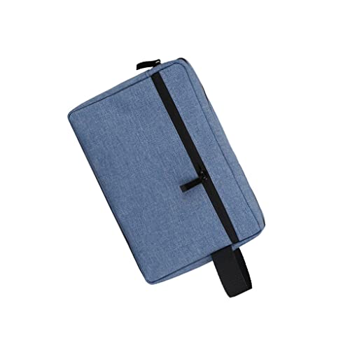 BOKIOESDE Reise Männer Kulturbeutel Container Kapazität Frauen Make up Taschen wasserdichte Damen Organizer Waschen Toilettenartikel Handtasche, Hellblau von BOKIOESDE