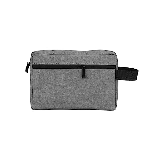 BOKIOESDE Reise Männer Kulturbeutel Container Kapazität Frauen Make up Taschen wasserdichte Damen Organizer Waschen Toilettenartikel Handtasche, Hellgrau von BOKIOESDE