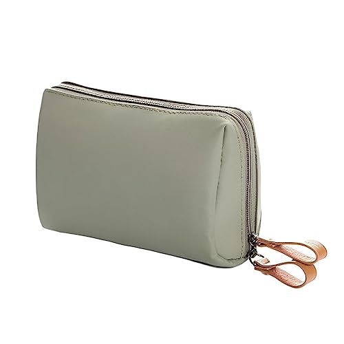 BOKIOESDE Reise Make up Tasche, langlebige und praktische Aufbewahrungslösung, langlebige und langlebige Kosmetiktasche für Damen, Kosmetiktasche, Grün von BOKIOESDE