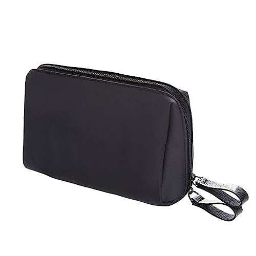 BOKIOESDE Reise Make up Tasche, langlebige und praktische Aufbewahrungslösung, langlebige und langlebige Kosmetiktasche für Damen, Kosmetiktasche, Schwarz von BOKIOESDE