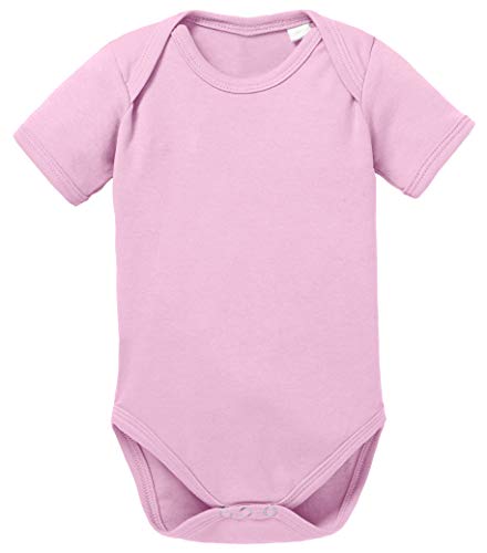 BOLANI Baby Strampler Body Jungen und Mädchen von 0-12 Monate und auch als 5er Pack erhältlich, Größe:62/2-3 Monate, Farbe:Rosa von BOLANI