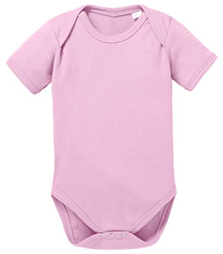 BOLANI Baby Strampler Body Jungen und Mädchen von 0-12 Monate und auch als 5er Pack erhältlich, Größe:68/4-6 Monate, Farbe:Rosa von BOLANI