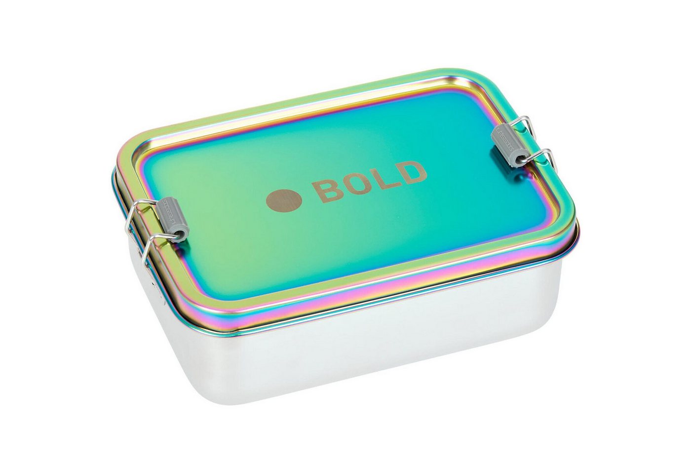 BOLD Schulranzen Lunchbox Stainless Steel Solid Bold rainbow von BOLD