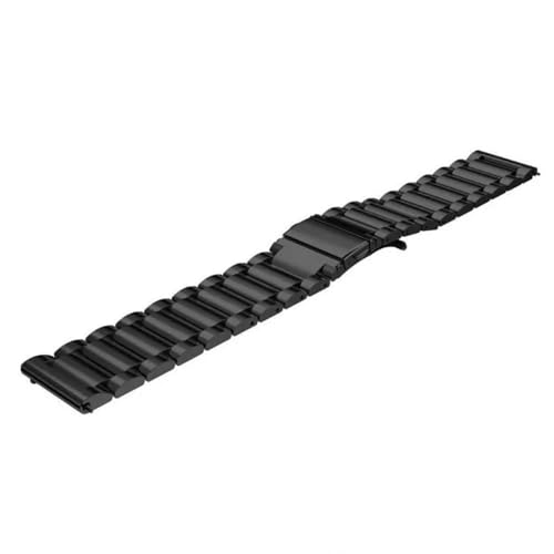 BOLEXA Schnellverschluss-Uhrenarmbänder for Herren und Damen, Smartwatch-Armband, Ersatzband, 16 mm, 18 mm, 20 mm, 22 mm (Color : Schwarz, Size : 22mm) von BOLEXA