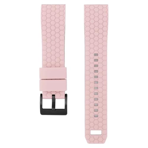 BOLEXA Silikonarmband Premium-Silikon-Uhrenarmband, Schnellverschluss, Gummi-Uhrenarmband, 20 mm, 22 mm, Uhrenarmband, Ersatzarmband, Armbänder (Color : Pink black buckle, Size : 22mm) von BOLEXA