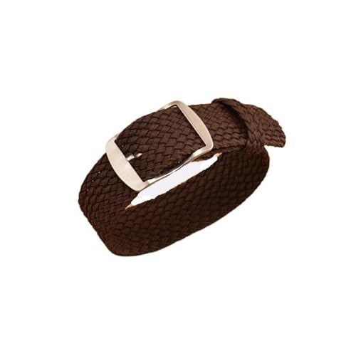 BOLEXA nato strap 14 mm 16 mm 18 mm 20 mm 22 mm Sport-Nylon-Uhrenarmband ohne Loch. Ersetzen Sie das gewebte Armband mit Stiften Nylon Uhrenarmbänder (Color : Dark brown, Size : 22mm) von BOLEXA